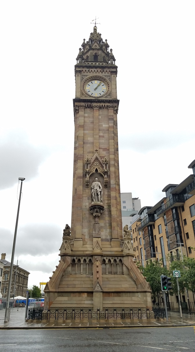 Northern Ireland - 129 - Belfast - Albert Memorial Clock